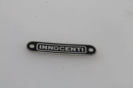 Schriftzug Sitzbank "Innocenti" Lambretta