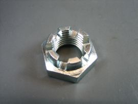 Crown nut M14x1.5mm wheel shaft Vespa PV, V50, PX &quot;old&quot;, Sprint