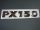 Schriftzug "PX150" Kleber Vespa PX Disc