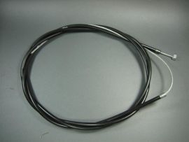 Clutch or brake cable f. complete &quot;LTH&quot; teflon black with braided cable  Lambretta &amp; Vespa