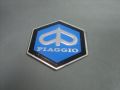 Emblem front cover Piaggio hexagon 31x36mm Vespa PK S, PX...