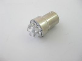 Bulb LED 12V Ba15s G18 5xLED white (piece)