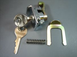 Toolbox lock chrome Vespa PX alt, Rally, PV, V50