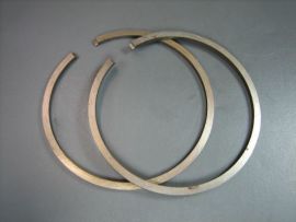 Piston rings 57.0x2mm (pair) Lambretta  LI, GP/dl 150