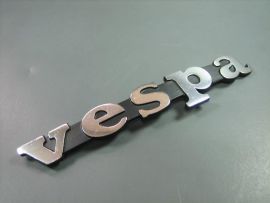 Vespa V50 PK PX GL GT Schriftzug Banner Beinschild Aufkleber Dekor Typ A Weiss 