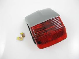 Rear light complet with grey cover (Ital.) Vespa Rally, Sprint Veloce, deutsche PV