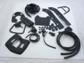 Rubber kit black (Ital.) Lambretta GP/dl