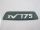 Rear badge "TV175" grey Lambretta