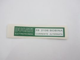 Sticker "Ducati elettrotechnica" Lambretta