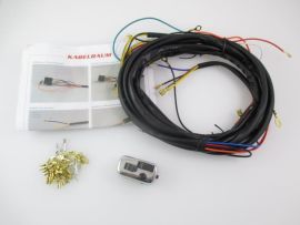 Kabelbaum conversion Umrüstung auf 12V elektronische Zündung AC incl. Lichtschalter Vespa V50, PV, Sprint, Rally, VNA-VBC