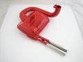 Exhaust "SIP Road 2.0" double tube red/chrome...