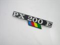 Badge &quot;PX200E&quot; arcobaleno side panel Vespa PX