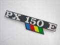 Badge "PX150E" arcobaleno side panel Vespa PX
