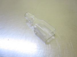 Gummihülle für Kabelschuh 6,3mm transparent