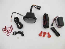 Speedometer & rev counter "SIP" black/black V2.0 Lambretta Li3, LiS, SX, TV, GP/dl