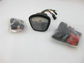 Tachometer & Drehzahlmesser "SIP" schwarz/weiß V2.0 Lambretta Li3, LiS, SX, TV, GP/dl