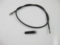 Speedo cable complete black (Ital.) Lambretta Li3, LiS,...