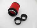 Air filter 42/50/58.5mm Malossi E16, B=95mm, L=125mm red