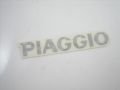 Badge sticker "PIAGGIO" 78x15mm front cowl...