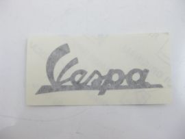 Badge sticker "Vespa" black, 105x45mm "PIAGGIO" Vespa VNB