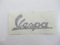 Badge sticker "Vespa" black, 105x45mm "PIAGGIO" Vespa VNB
