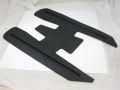Rubber mat footboard black Vespa PV ET3