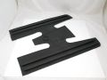 Rubber mat footboard black Vespa PX