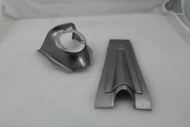 Reparaturblech Kaskade Metall, 6-eckiges Emblem Vespa V50, PV