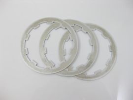 Kupplungs- Reibscheiben-Set (3 Stück) Aluminium für Hartz 4 Kupplung Vespa V50, PV, PK
