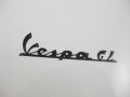 Schriftzug "Vespa G.L." schwarz Beinschild 168x40mm Vespa GL