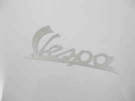 Schriftzug "Vespa", Beinschild aluminium, 140x60mm Vespa VNA-VBC