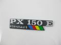 Badge "PX150E elestart" side panel hole to hole...