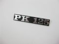 Badge "PK 125" side panel hole to hole...