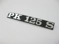 Badge "PK 125 S" side panel hole to hole...