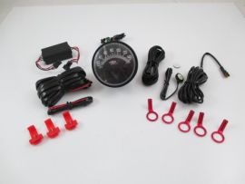 Rev Counter/Speedometer SIP 2.0 - 140 (km/h/mph) / 14.000 (Umin/rpm), face: black, LCD black, digital/analouge, 20 features Lambretta LI 125, 150 1°, 2°, TV 175 1°