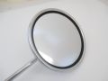 Mirror right side round chrome Ø105mm incl....