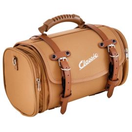 Tasche/Koffer SIP "Classic", klein, für Gepäckträger,  330x190x180 mm,  ca. 10 Liter, Nylon, braun,  mit Schloss