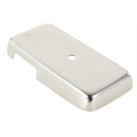 Abdeckung Blinkerschalter, SIP  für Vespa P80-150X/PX80-200E /Lusso 1°/P200E  Edelstahl poliert