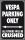 Parkschild SIP mit "VESPA PARKING ONLY" Motiv  L 400mm, B 250mm,  aus wetterfestem Material