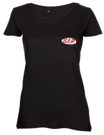 T-Shirt SIP "LOGO Small",  schwarz,  für Frauen, Größe: L,  gekämmte Baumwolle, 100%,  150/m²