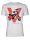 T-Shirt SIP "Vespa V", weiß melange,  für Männer, Größe: M,  Front Print,  gekämmte Baumwolle, 85% Baumwolle 15% Viskose,  150/m²