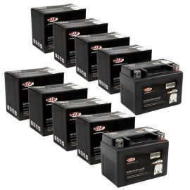 Batterie 12V/5Ah, SIP, SLA12-4  passt für nahezu alle Scooter  50ccm 2/4T AC/LC, 112x68x89 mm,  Mikrovlies Batterie, wartungsfrei, versiegelt, vorgeladen, schwarz, 10 Stück,  = 1 Karton