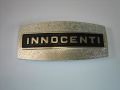 Badge horncast SX150 "Innocenti" black Lambretta