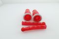 Bubble grips 22mm red
