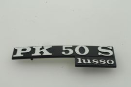 Badge "PK50S lusso" "Piaggio" Vespa PK