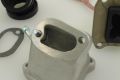 Reed valve manifold 30mm cw=34mm 2-hole crankcase intake...