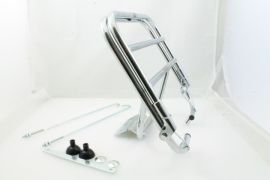 Rear rack Cuppini chrome foldable 32x34cm Vespa V50, PV