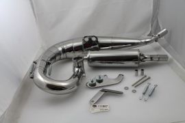 Exhaust "SSC" Road MK IV stainless steel for TS-1, Imola, Monza Lambretta Li3, LiS, SX, TV, GP & dl