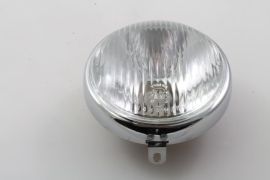 Head lamp Ø105/115mm (glass/outer) real glass without bulb holder "Siem" Vespa VNA, VNB1T, VNB2T