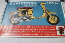 Poster "Lambretta 175 TV Schnittmodel" 98x68cm